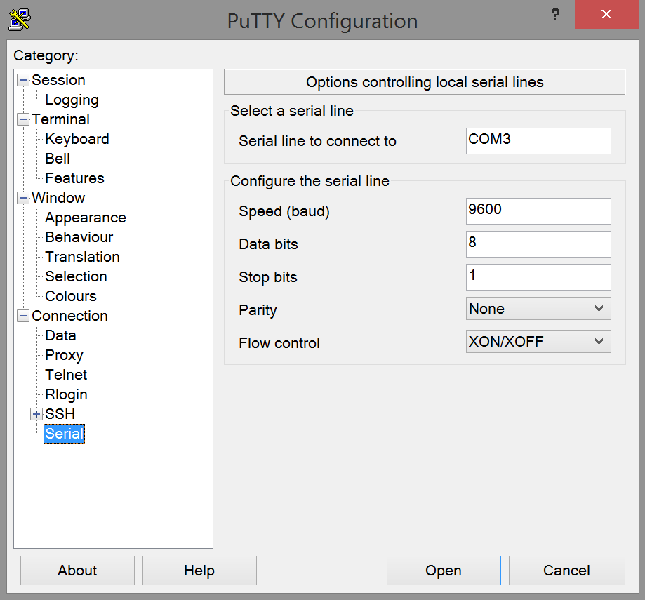 Cisco 9300 Console Port Settings