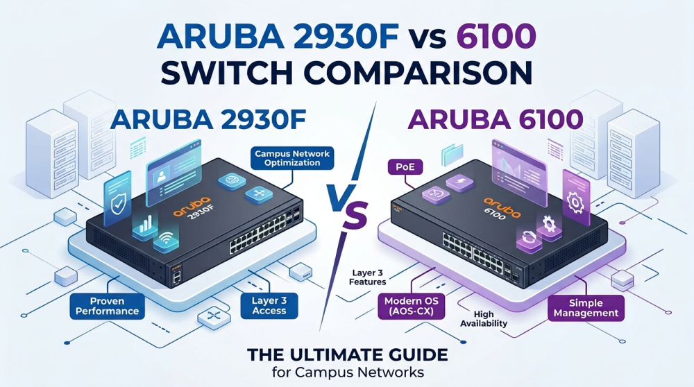 Aruba 2930F vs 6100