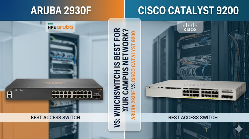 Aruba 2930F vs Cisco Catalyst 9200