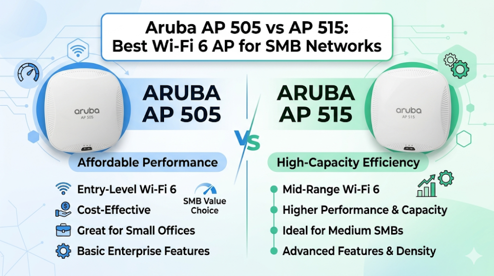 Aruba AP 505 vs AP 515