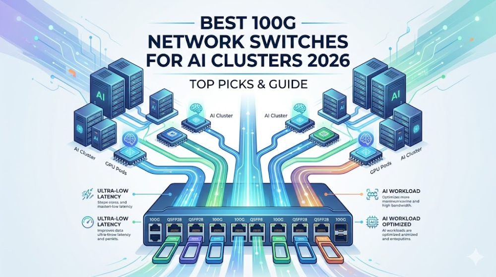 Best 100G network switches for AI clusters