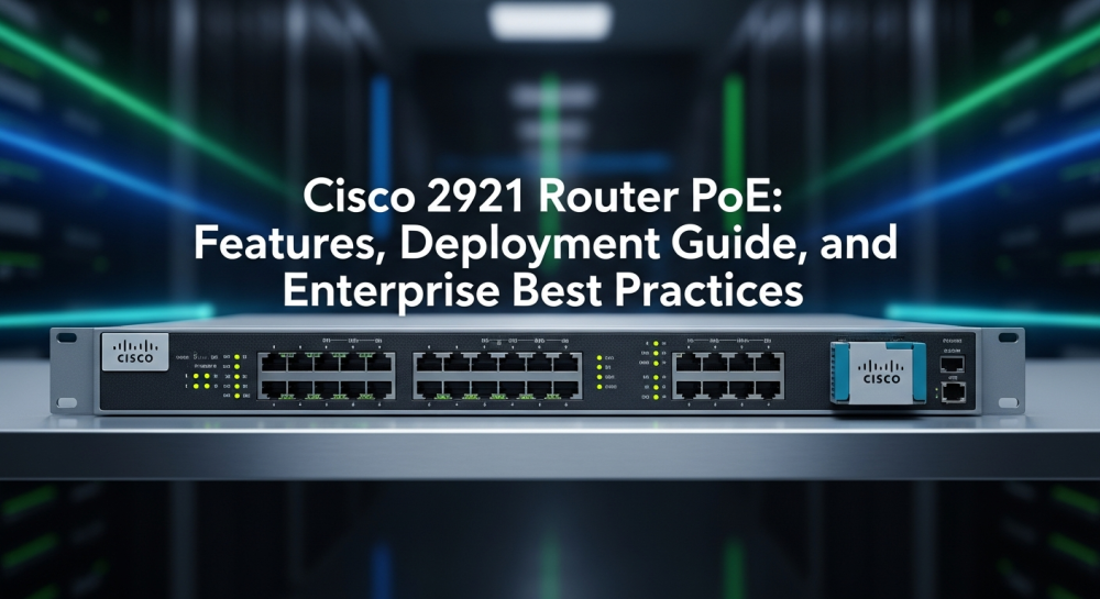 Cisco 2921 Router PoE