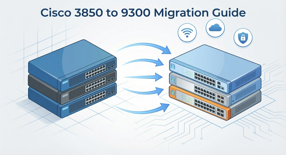 Cisco 3850 to 9300 migration
