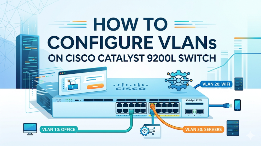 Cisco Catalyst 9200L VLAN configuration
