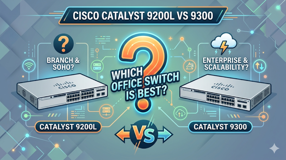 Cisco Catalyst 9200L vs 9300 comparison