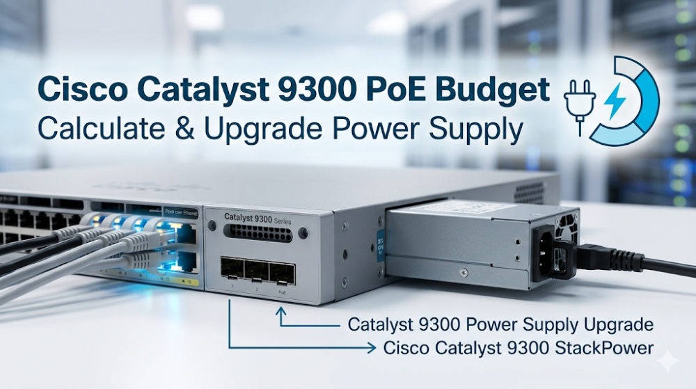 Cisco Catalyst 9300 PoE Budget