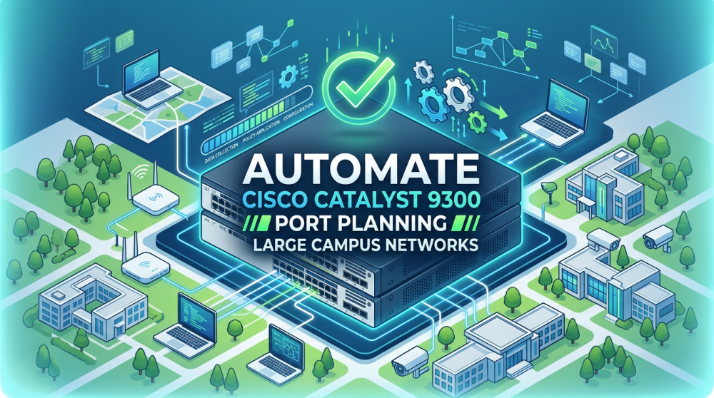 Cisco Catalyst 9300 port planning automation