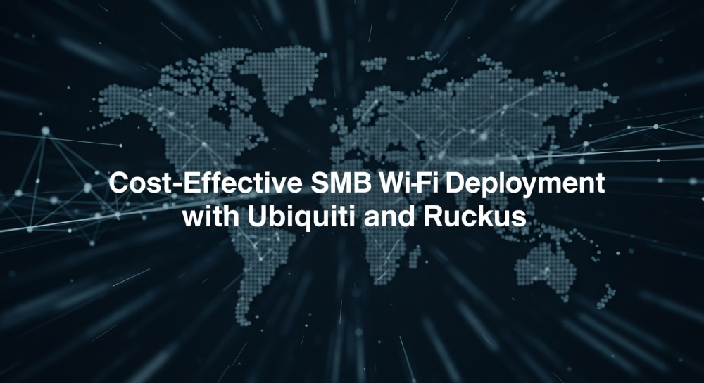 Cost-Effective SMB Wi-Fi Deployment with Ubiquiti and Ruckus