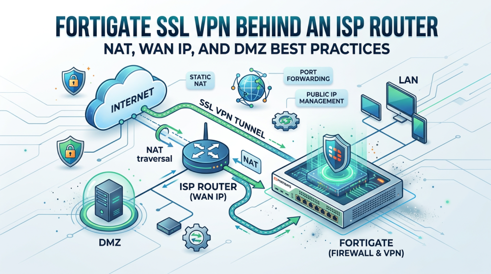 FortiGate SSL VPN Behind an ISP Router