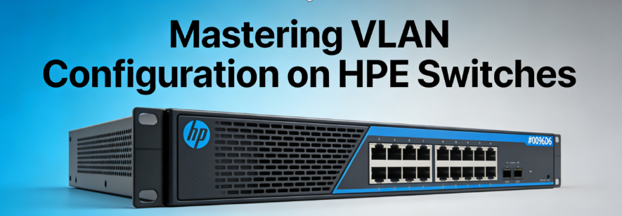 HPE switch VLAN configuration