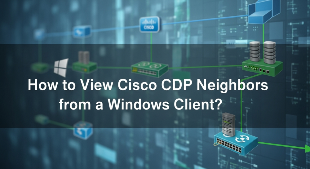 How to View Cisco CDP Neighbors from a Windows Client