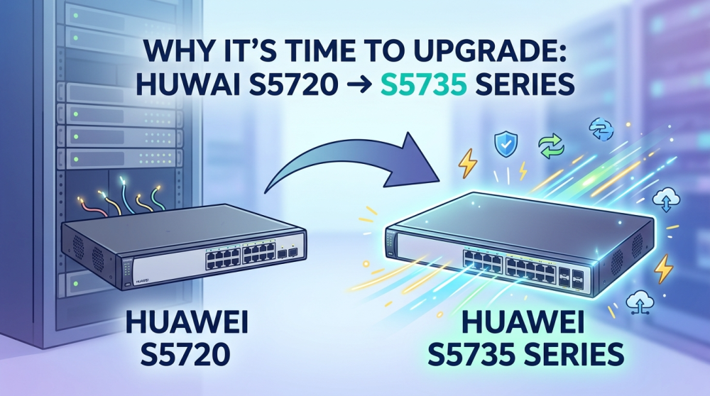 Huawei S5720 to S5735 upgrade