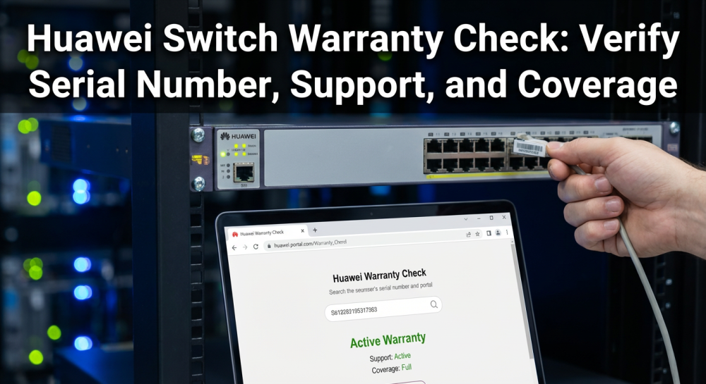 Huawei switch warranty check