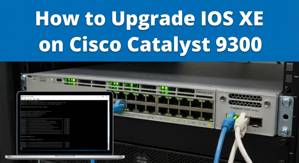 IOS XE upgrade Cisco 9300