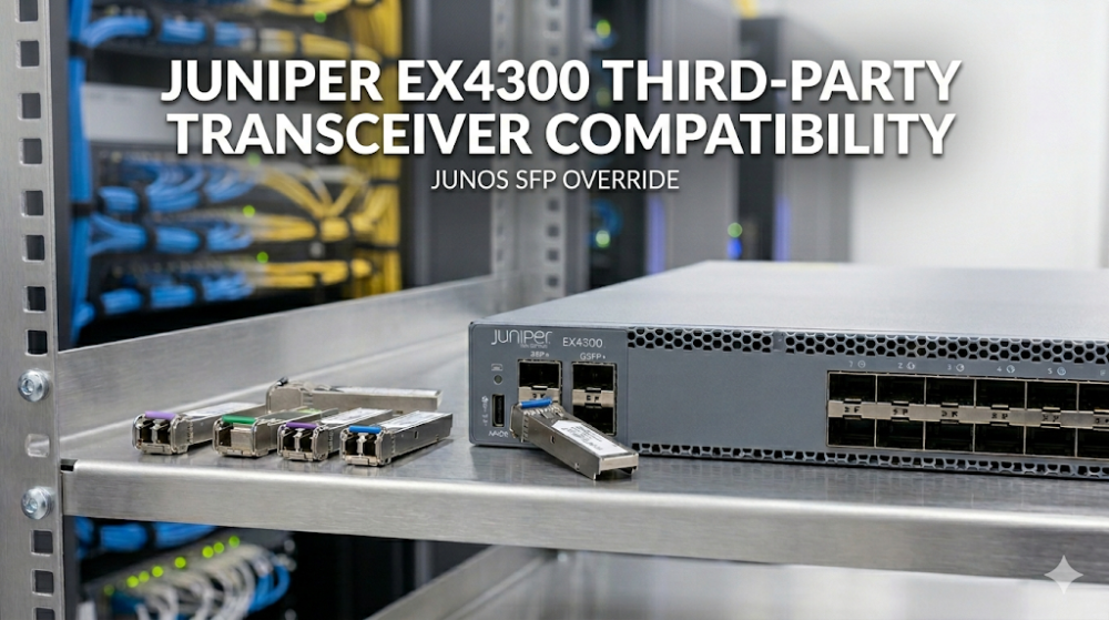 Juniper EX4300 third-party transceiver compatibility