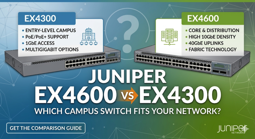 Juniper EX4600 vs EX4300