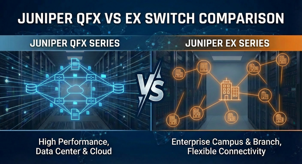 Juniper QFX vs EX