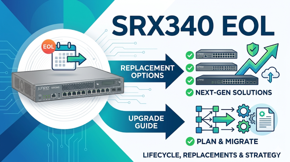 Juniper SRX340 end of life