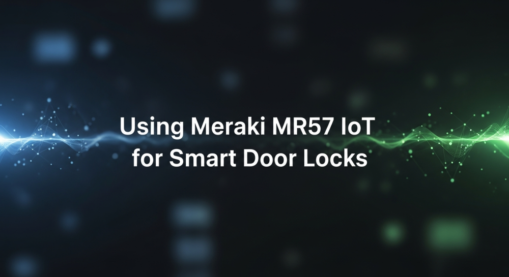 Meraki MR57 BLE door locks