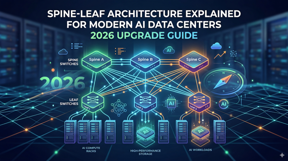 Spine-Leaf Architecture for AI Data Centers