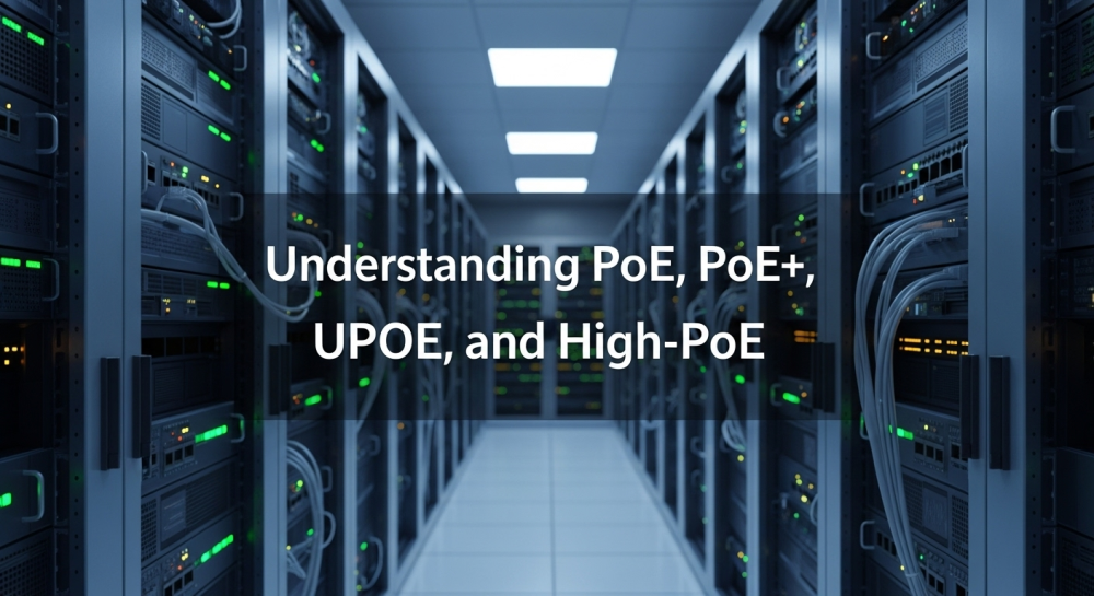 Understanding PoE, PoE+, UPOE, and High-PoE