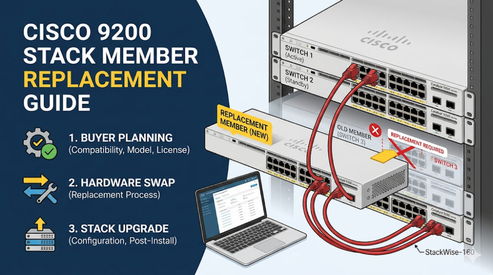 cisco 9200 stack member replacement