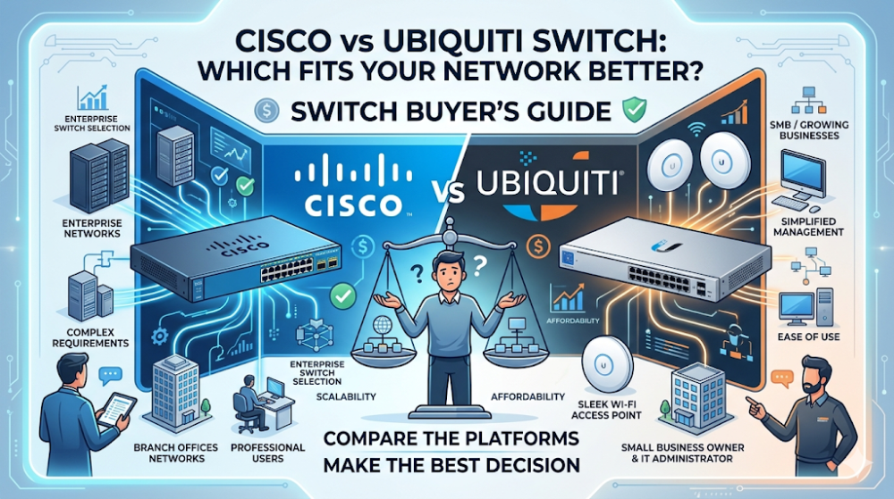 cisco vs ubiquiti switch