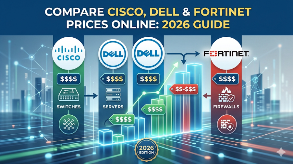 compare Cisco Dell Fortinet prices online