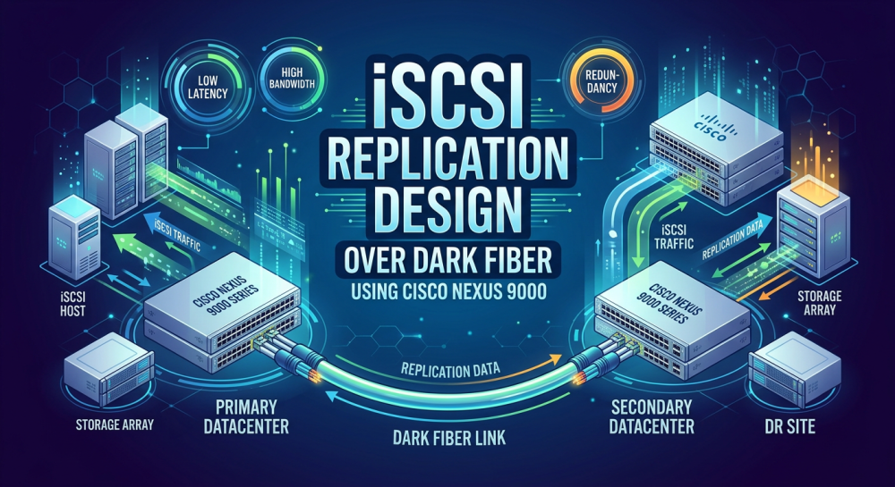 dual-site iSCSI replication