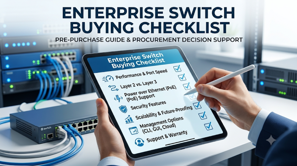 enterprise switch buying checklist