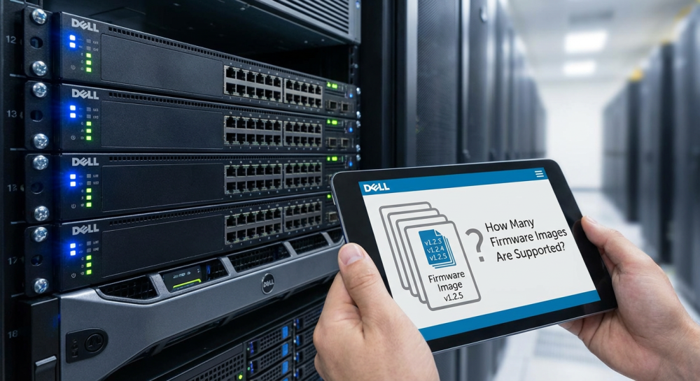 how many firmware images are supported on dell switches