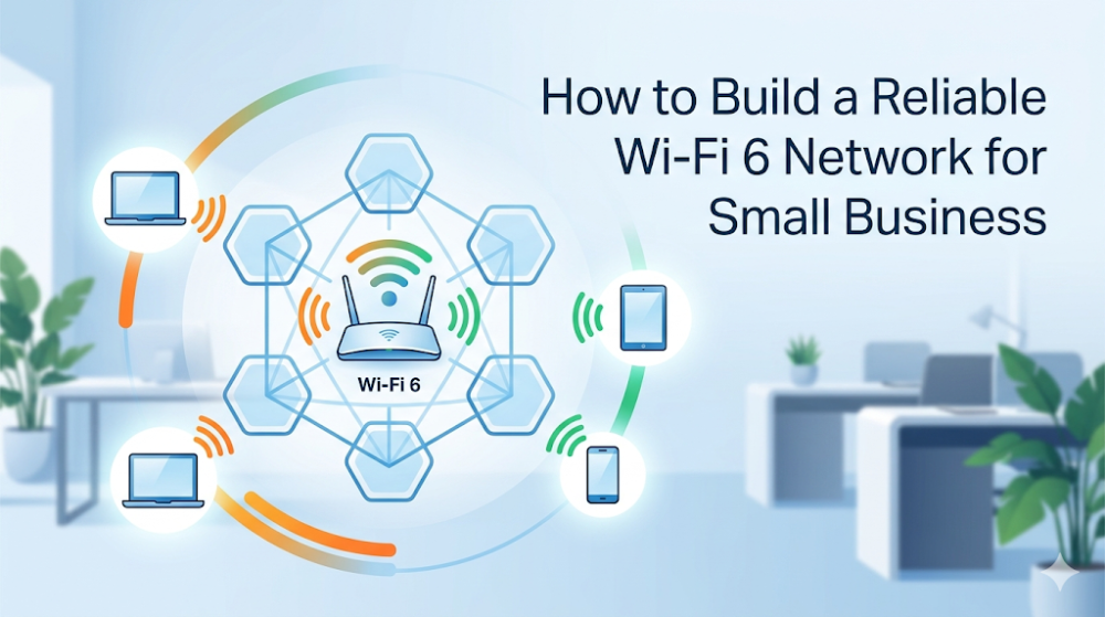 how to build reliable Wi-Fi 6 network for small business