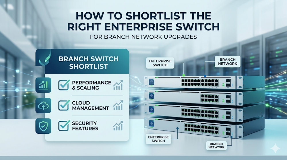 how to choose enterprise switches for branch network upgrades