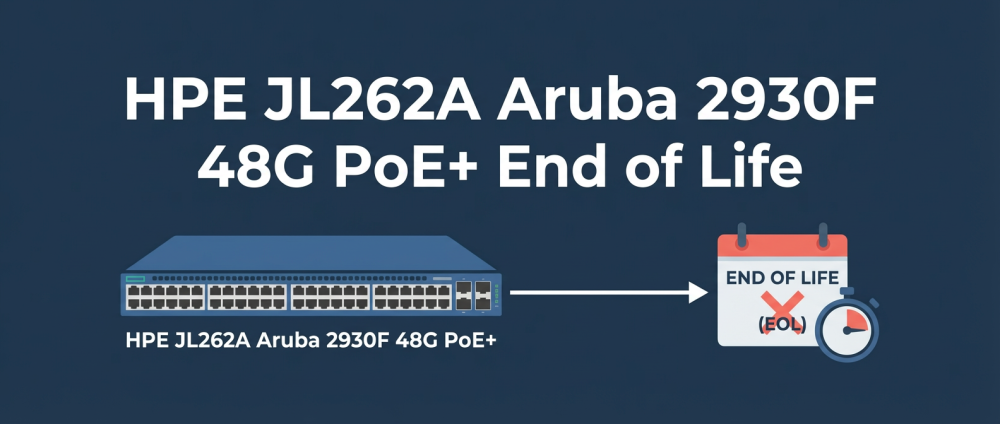 hpe jl262a aruba 2930f 48g poe+ end of life