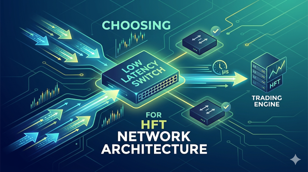 low latency switches for high frequency trading