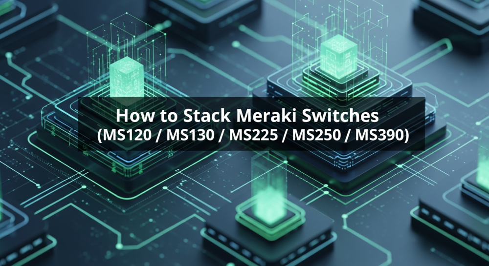meraki switch stacking