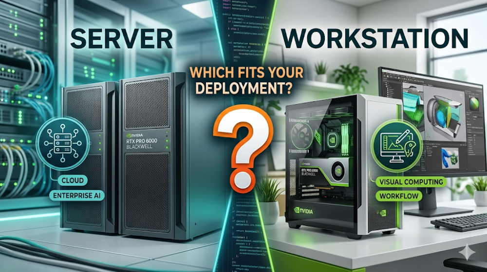 rtx pro 6000 blackwell server vs workstation
