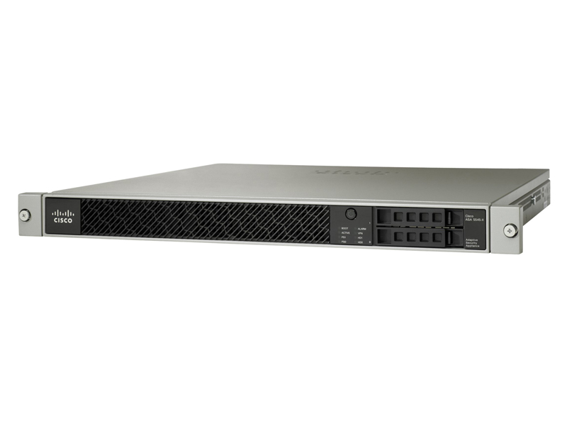 Cisco ASA5545-K9 ASA 5545-X Firewall 8GE Data 1GE Mgmt 3DES/AES