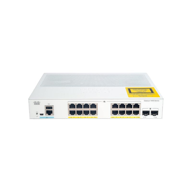 Cisco C1000-16P-2G-L 16-Port PoE+ Gigabit Switch, 2x SFP, Price