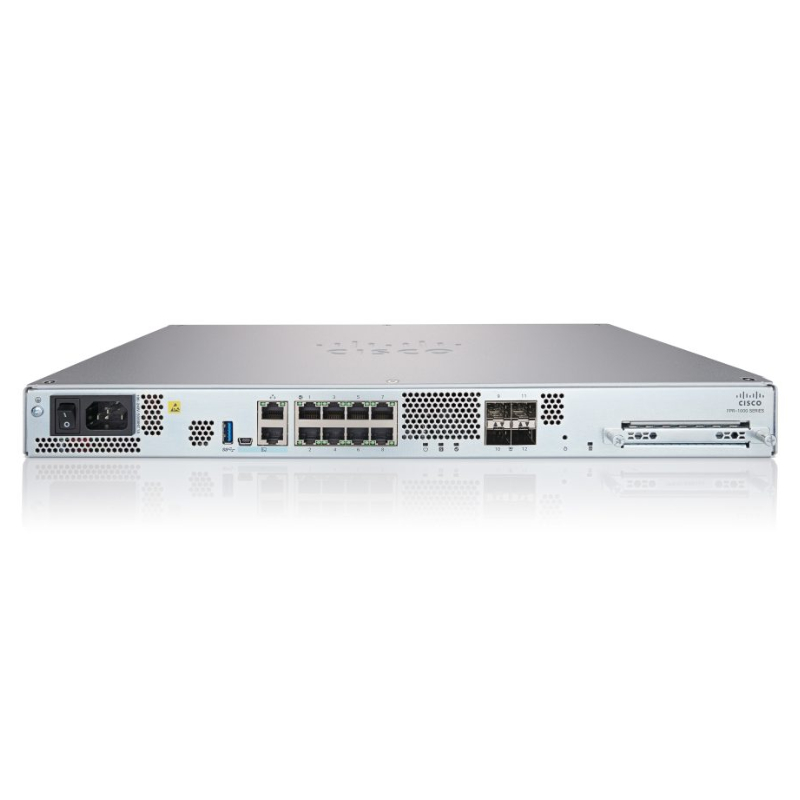 FPR1120-FTD-HA-BUN, Cisco Firepower 1120 Firewall, 1 Gbps throughput/8xGE ports/HA bundle