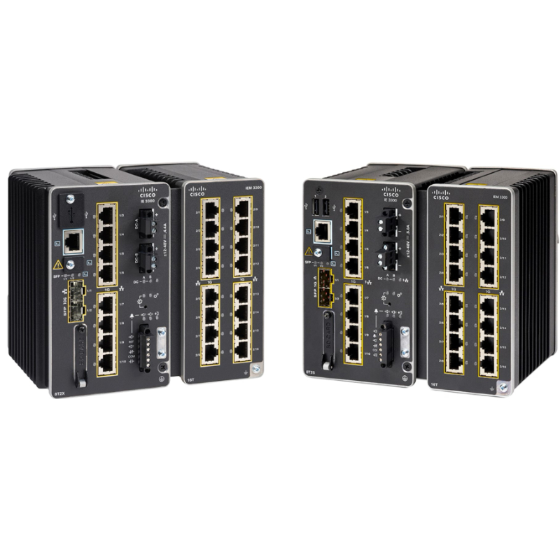IE-3300-8T2X-A, Cisco Catalyst IE3300 Switch, 8xGE Copper/2x10G SFP/Modular