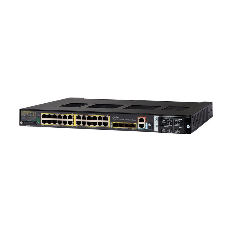 IE-4010-4S24P Cisco IE4010 Industrial Ethernet Switch 4×1G SFP/24×PoE GE LAN Base