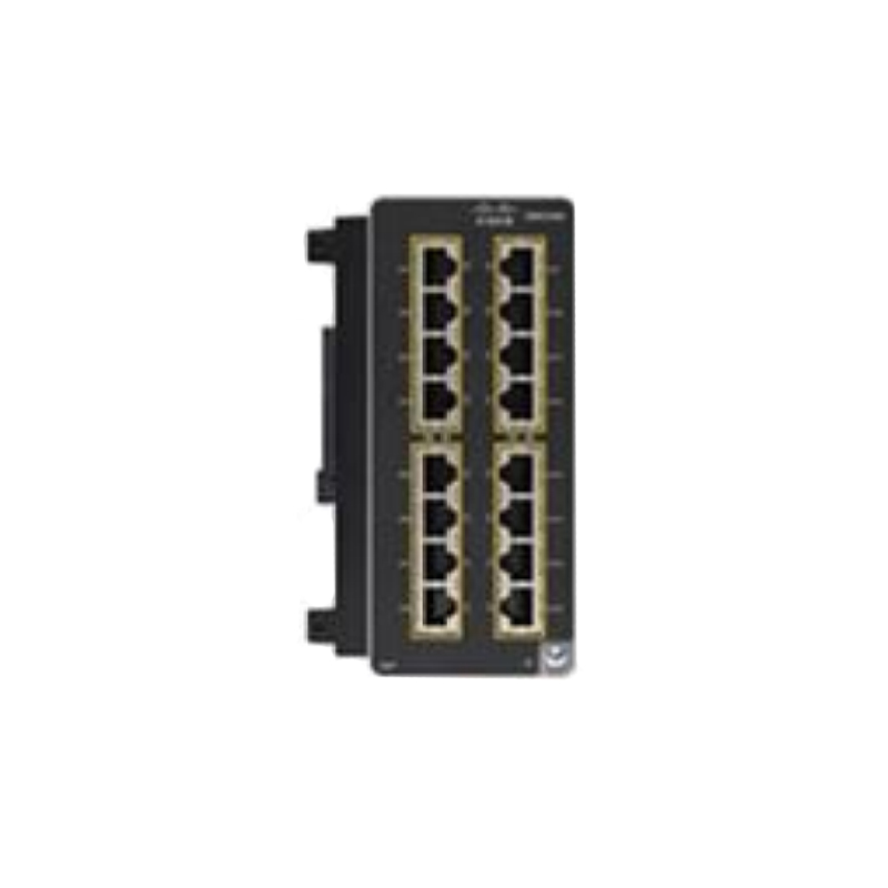 IEM-3300-16T=, Cisco Catalyst IE3300 Rugged Series Expansion Module, 16xGE Copper, Rugged design, Hot-swappable
