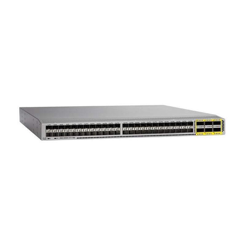 Cisco N3K-C3172PQ-XL, Cisco Nexus 3172PQ-XL Switch, 48&times;SFP+ ports/6&times;QSFP+ ports/Chassis