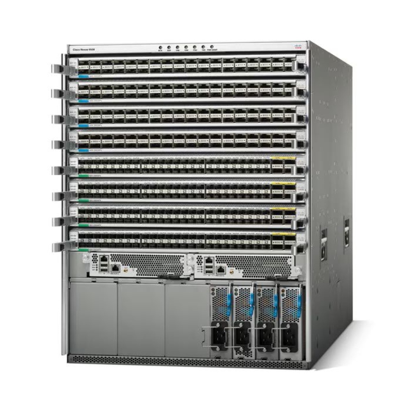 N9K-C9508-ADV-P1 Cisco Nexus 9000 Switch هيكل 8 فتحات 72x100G Bundle N9K-C9508-ADV-P1 Cisco Nexus 9000 Switch هيكل 8 فتحات 72x100G Bundle