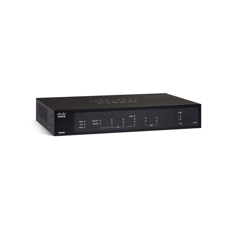 RV340-K9-CN, Cisco RV340 Router, Dual WAN / Gigabit / VPN