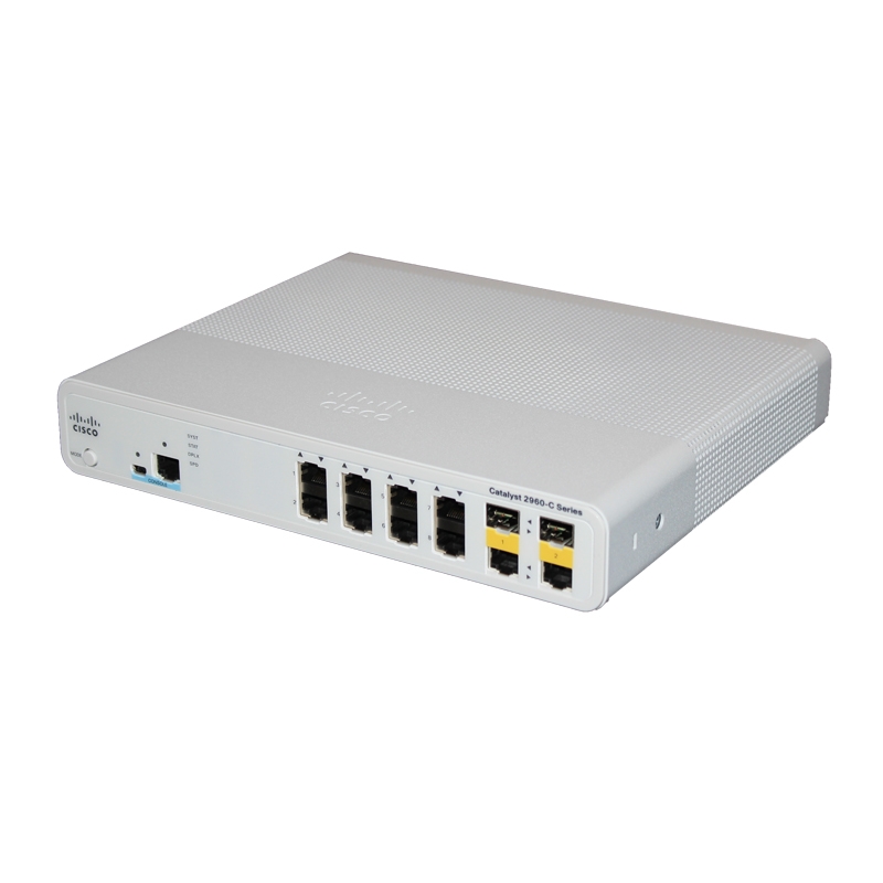 Cisco WS-C2960C-8TC-L Switch 8 FE 2 Dual Uplink LAN Base