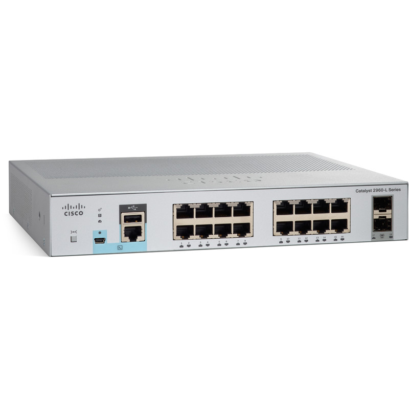 Cisco WS-C2960L-16TS-LL Switch 16x 1GE, 2x SFP LAN Lite