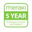 LIC-MS225-48LP-5YR, Cisco Meraki MS225 License, Enterprise 5YR/48-port switch/PoE model MS225-48LP
