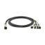 QSFP-2QSFP100G-CU2M, Huawei Compatible DAC Cable, 100G/QSFP28/SFP28